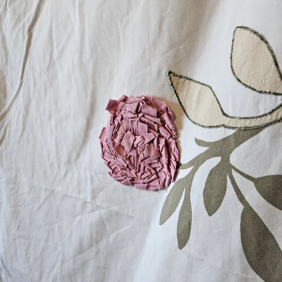 Anthropologie Vintage Ibbie Collection Flower Blooms Duvet Cover King - Picture 3 of 9